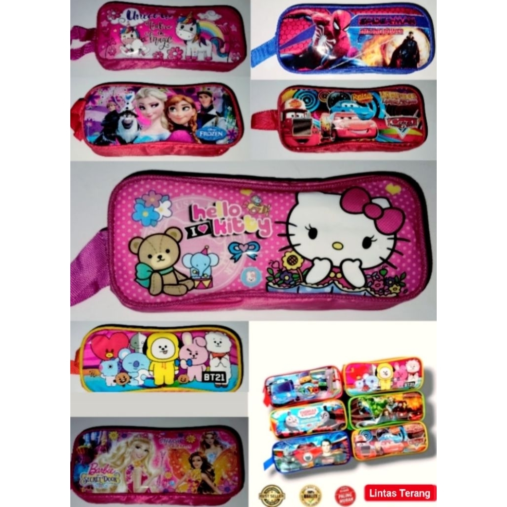 

Kotak Pensil Kain Besar/Kotak Pensil Bahan/Kotak Pensil Anak Sekolah
