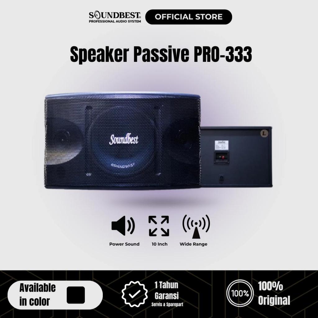 SOUNDBEST Speaker Pasif PRO-333 Garansi Resmi
