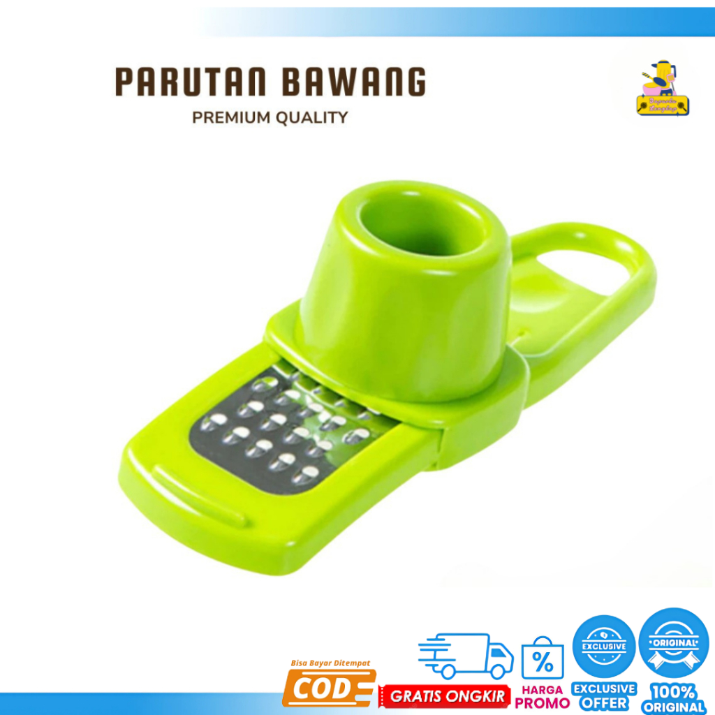 Dapurku Lengkap   Parutan Mini / Parutan Penghalus Bawang / Garlic Grinder Dapurku Lengkap