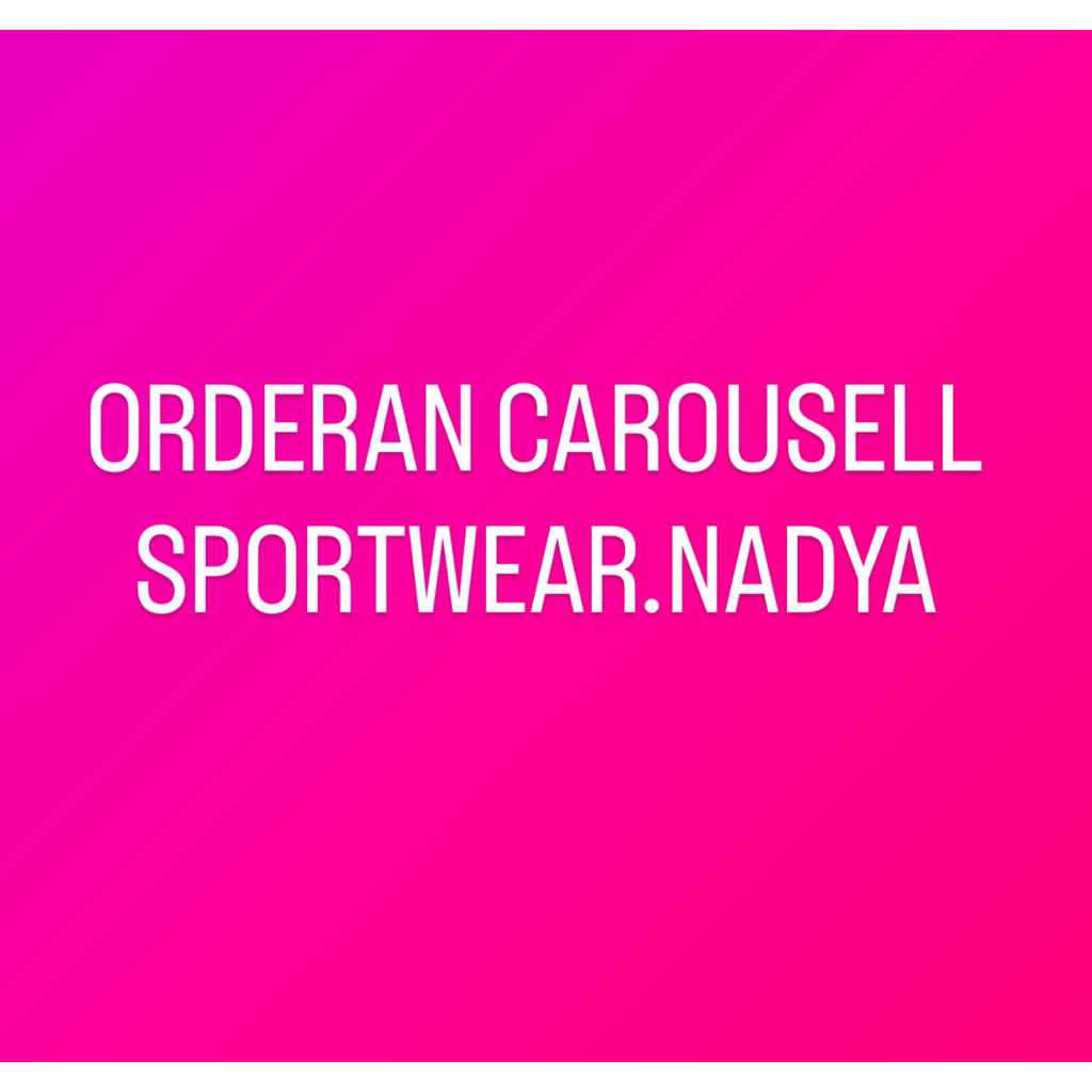 

orderan carousell