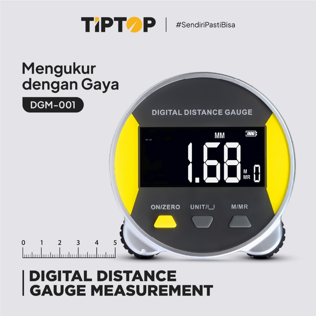 TIPTOP DGM-001 Meteran Digital Roller 8 In 1