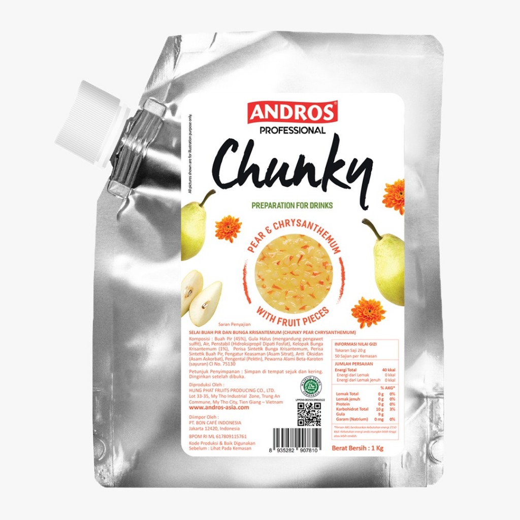 

ANDROS CHUNKY PEAR & CHRYSANTHEMUM