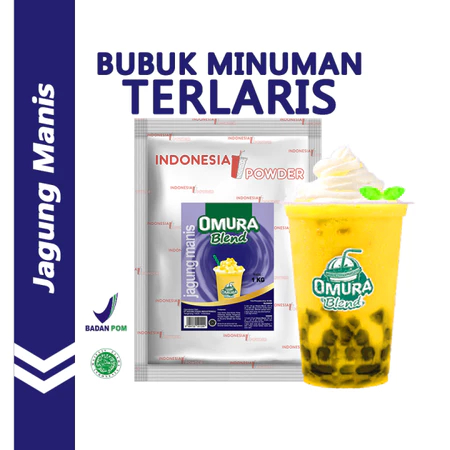 

(BS) Omura Premium Bubuk Minuman 1Kg Rasa Jagung Manis EXP 2027