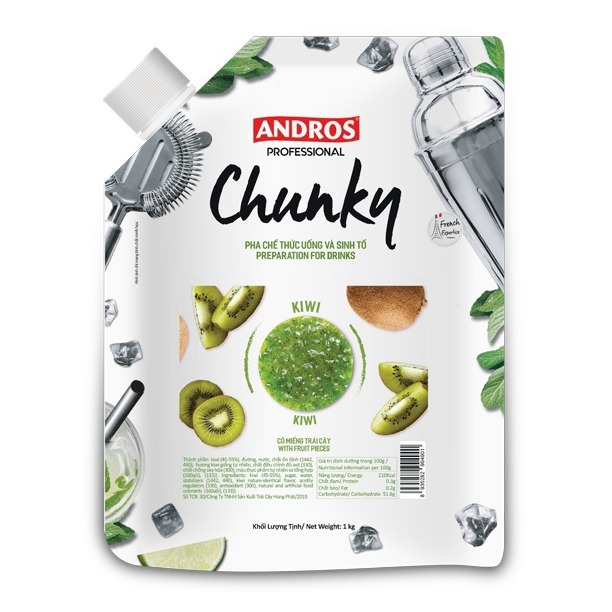

ANDROS CHUNKY KIWI JAM 1 KG