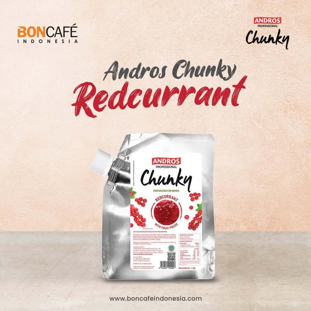 

ANDROS CHUNKY REDCURRANT JAM 1 KG