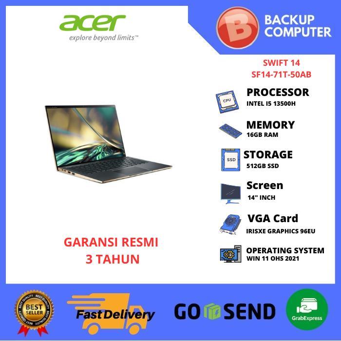 LAPTOP ACER SWIFT 14 SF14-71T-50AB INTEL I5-13500H 16GB RAM