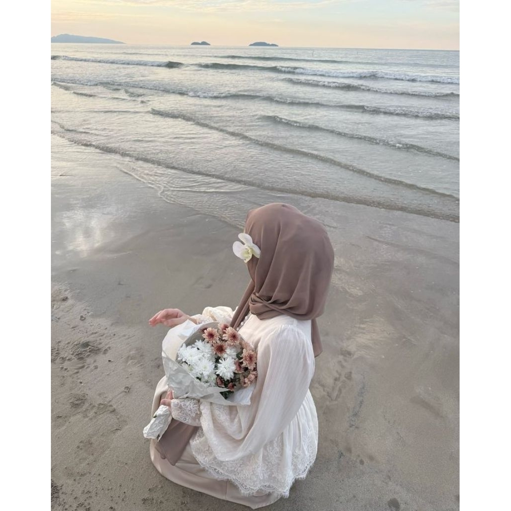 PrelovedHijab Pashmina Kaos, Jersey, crinkle,Silk,Plisket, danCeruty