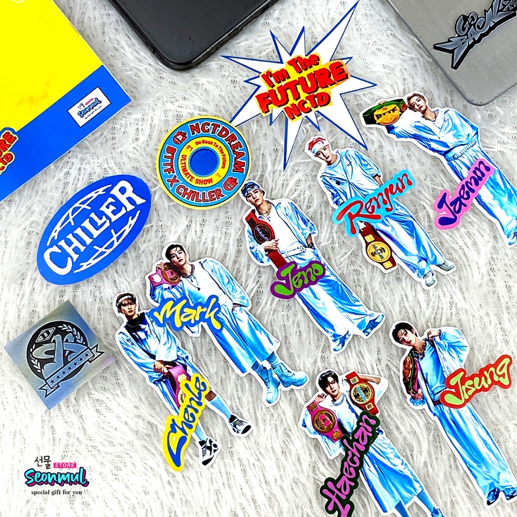 

STICKER ' BACK TO THE FUTURE ' NCTDRAM / STIKER KPOP / Sticker Die Cut / Sticker Deco Kpop NCT DREAM BTTF CHILLER NCTDREAM