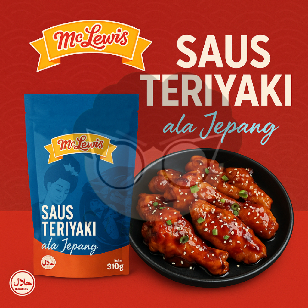 

Mc Lewis Saus Teriyaki 310gr