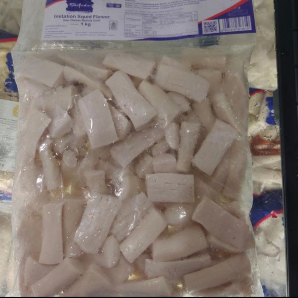 

shifudo seafoo cumi flower stick berat 1000 gram frozen food
