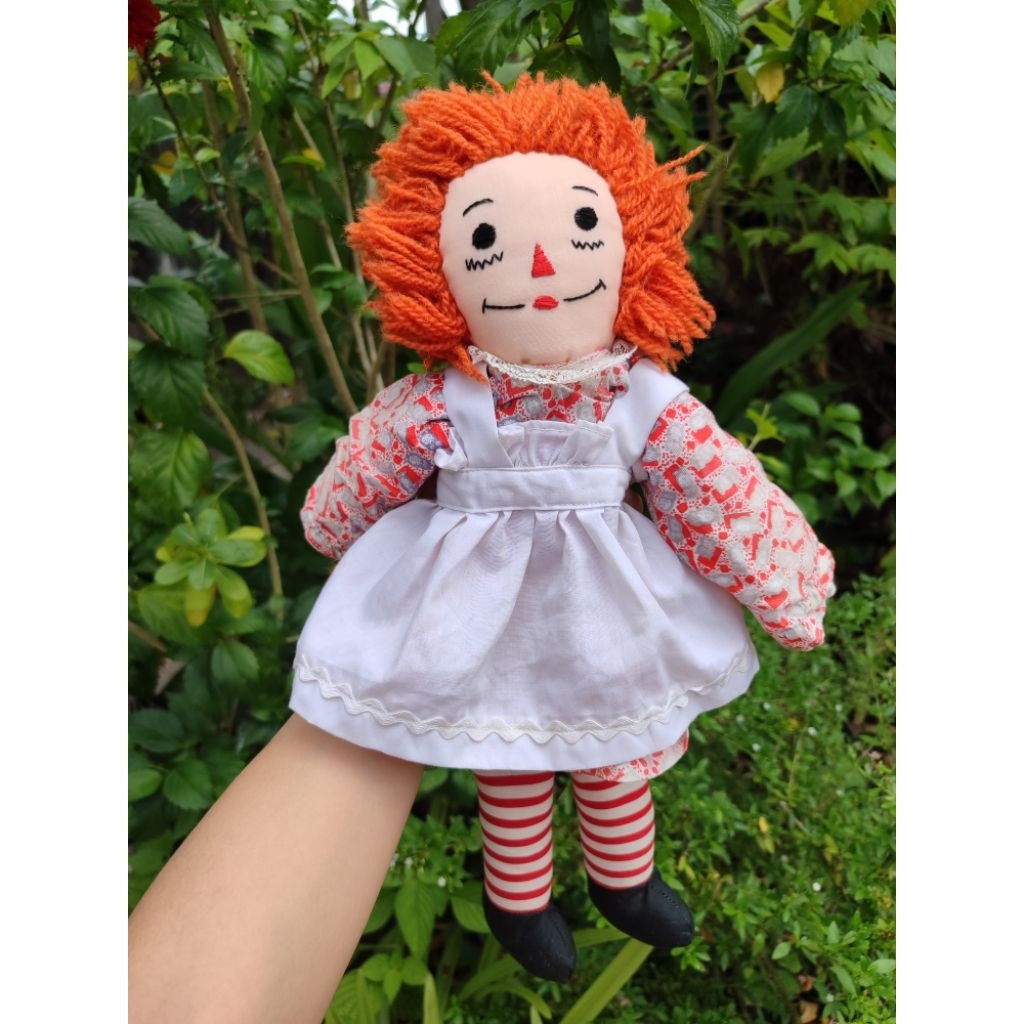 boneka vintage handmade annabale raggedy ann and andy