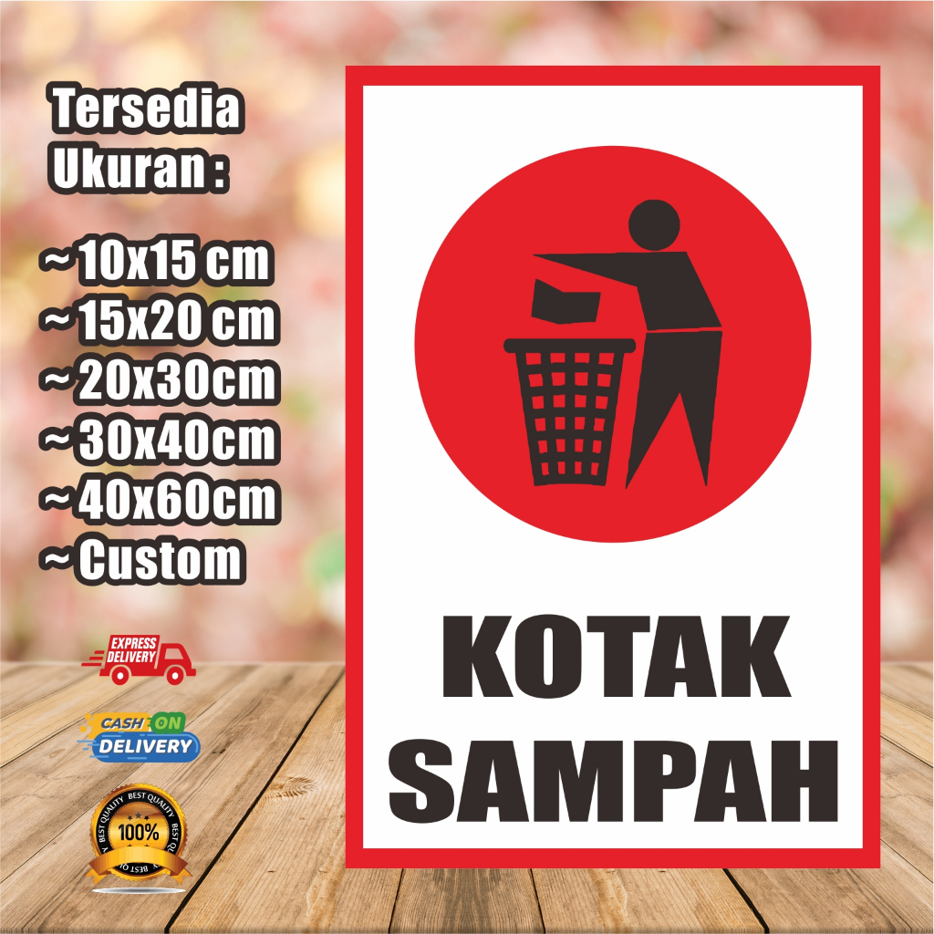 

Stiker Kotak Sampah Ready banyak Design Baru