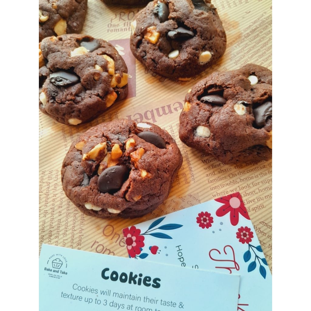 

Cookies Double Choco ( 5 pcs @60 gram)