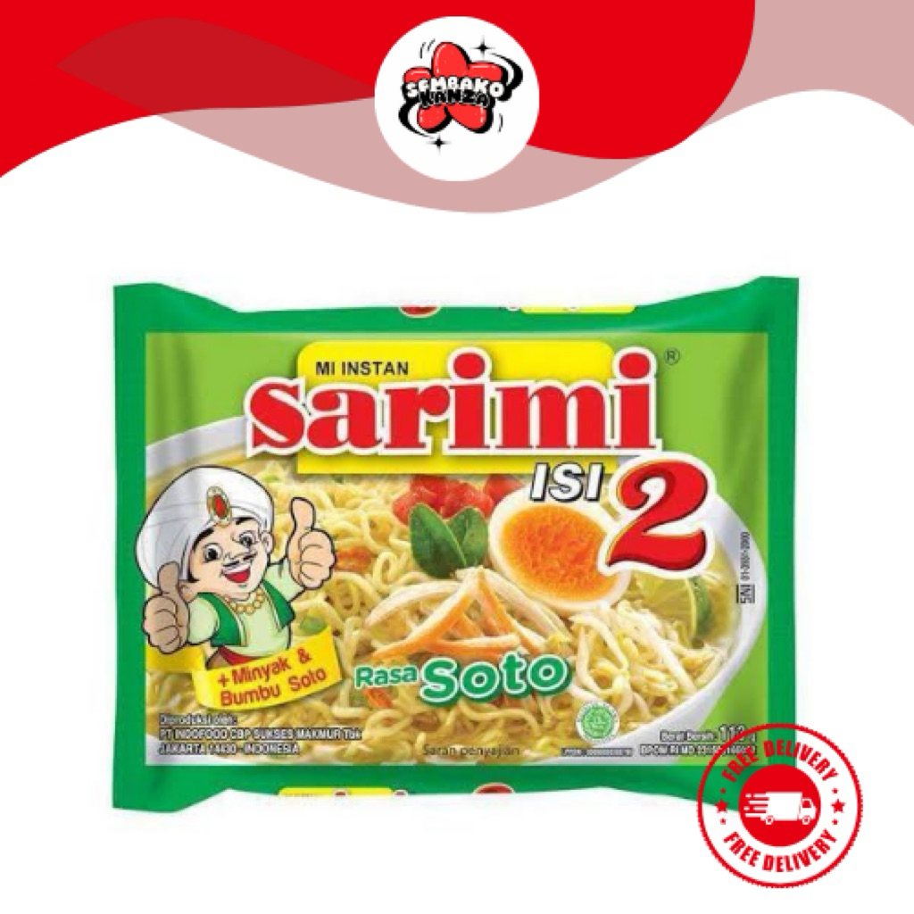 

Sarimi Mie Instan Isi 2 Rasa Soto Ayam 113gr | Sembako Kanza