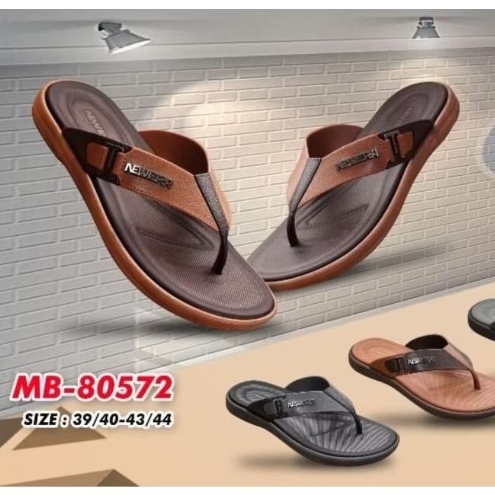 Sandal jepit Pria dewasa Elegan Sandal Jepit Karet Cowo
