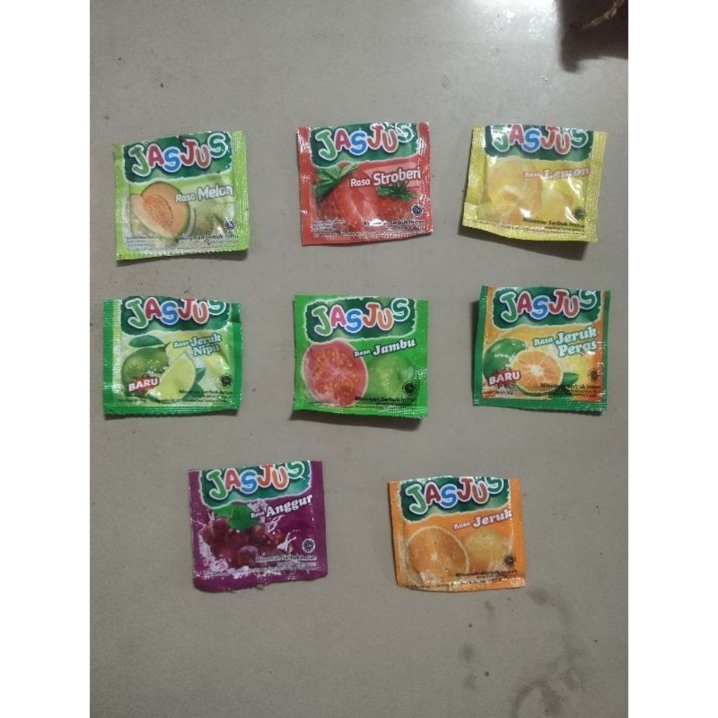 

TERMURAH!! BUNGKUS BEKAS JASJUS ALL VARIANT PER 1 PCS •• REALPICT •• BERSIH