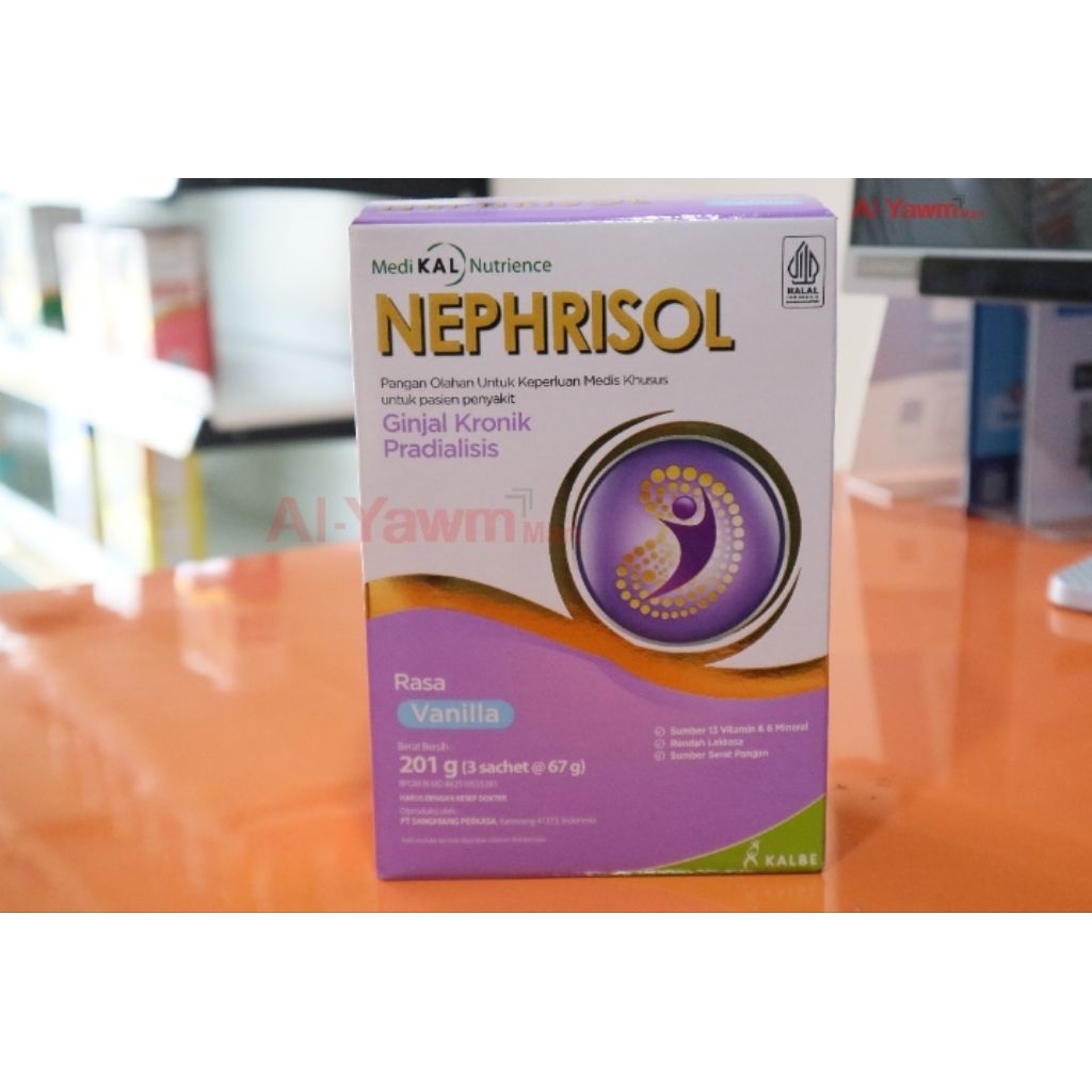 

NEPHRISOL VANILA 185 GR/SUSU DEWASA