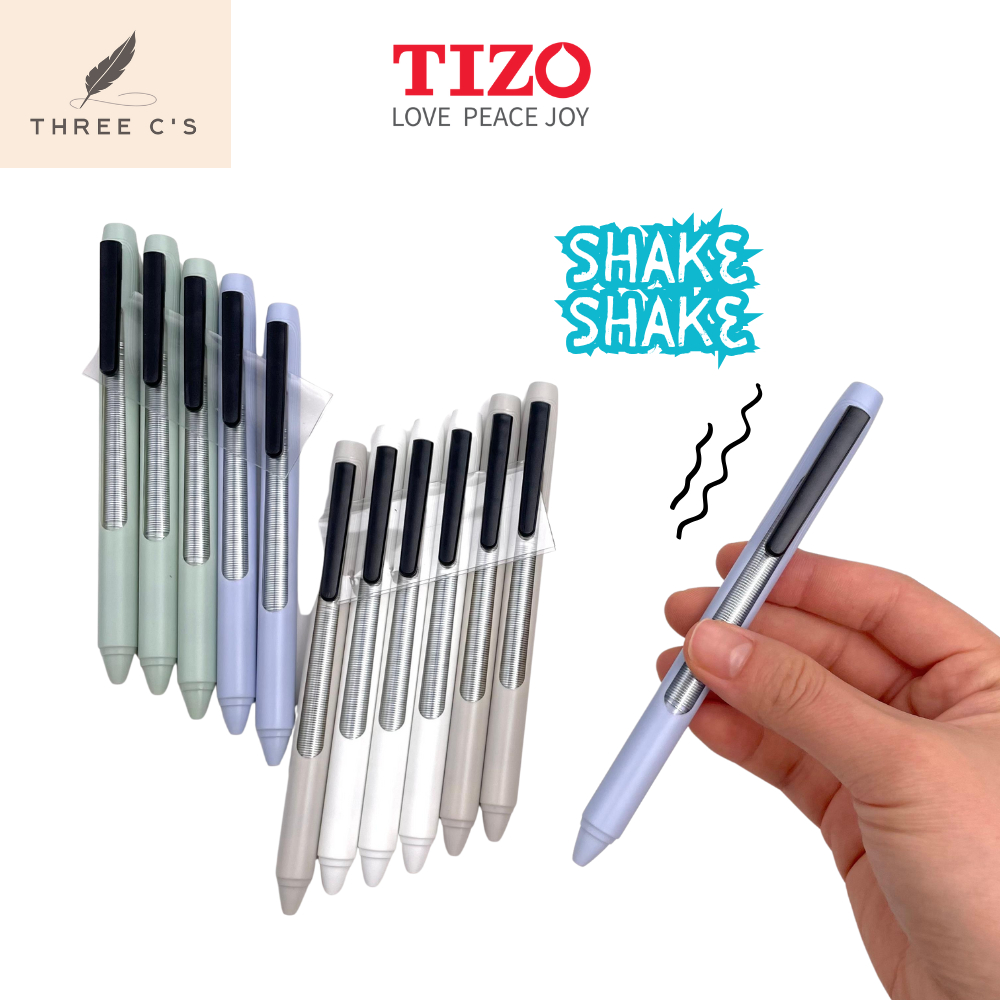 

Pulpen Pena Gel Pen Hitam SHAKE 0.5mm TIZO TG33190 1 KOTAK 12PCS