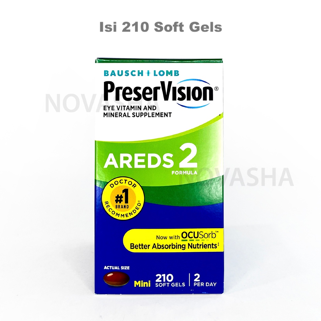 Bausch+Lomb PreserVision Areds 2 Formula 210 Softgels PO