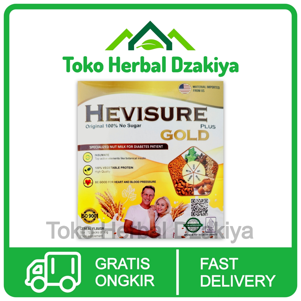 

Hevisure Gold Milk Susu Obat Diabetes Kencing Manis Original Asli