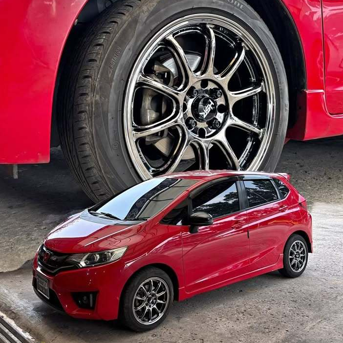 Velg Mobil Honda Jazz Ring 16 Pelek Racing Hsr Wheel Fe03 Black Chrome