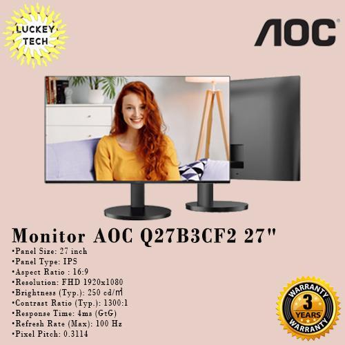 Monitor LED AOC Q27B3CF2 27" FHD HDMI USB-C