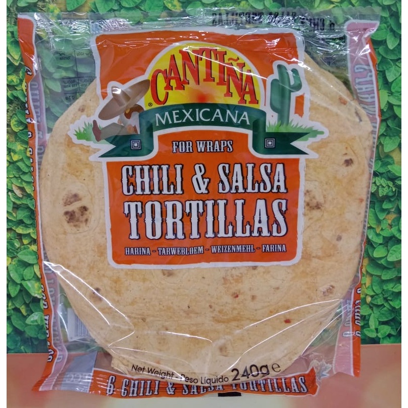 

[oddsolshop] pekanbaru/Cantina Mexicana Chili & Salsa Toritllas Wrap 340GR