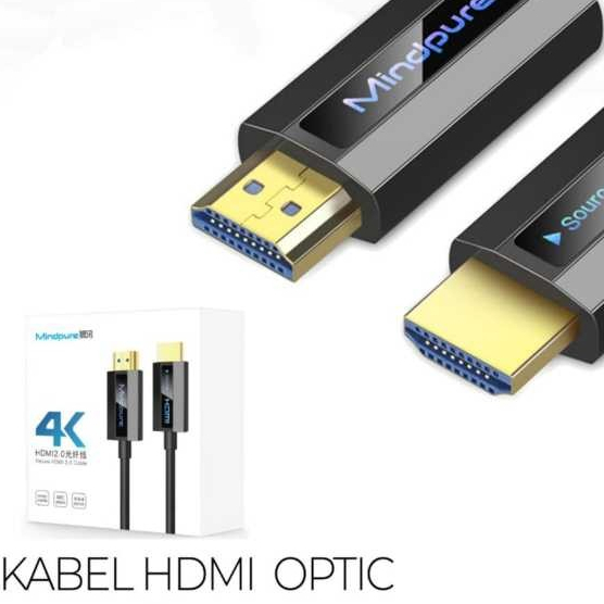 Kabel HDMI OPTIC HDMI 2.0 4k Mindpure HD011 30m 30meter 30 m 30 meter