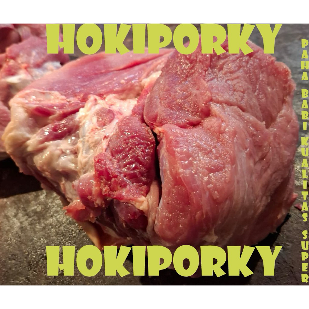 

Paha Babi Segar Kualitas Super Premium Segar (Tanpa Kulit)