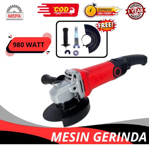 [ MEPA ] Mesin Gerinda Gergaji Angle Grinder Mesin Gerinda Tangan Listrik Penggiling Sudut Portable 