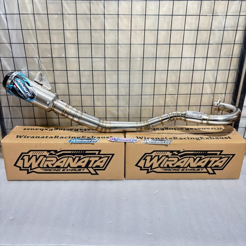 knalpot wiranata Klx crf dt bore up GTX pro