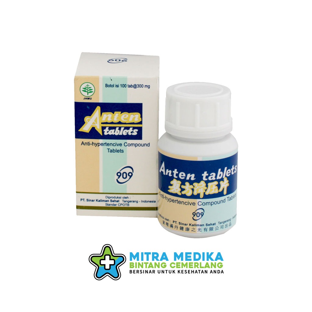 ANTEN TABLET OBAT HERBAL TEKANAN DARAH TINGGI HIPERTENSI (1 BOTOL)