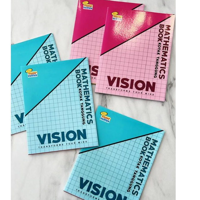 

Buku Tulis Kotak Tanggung Merk Vision per Pcs