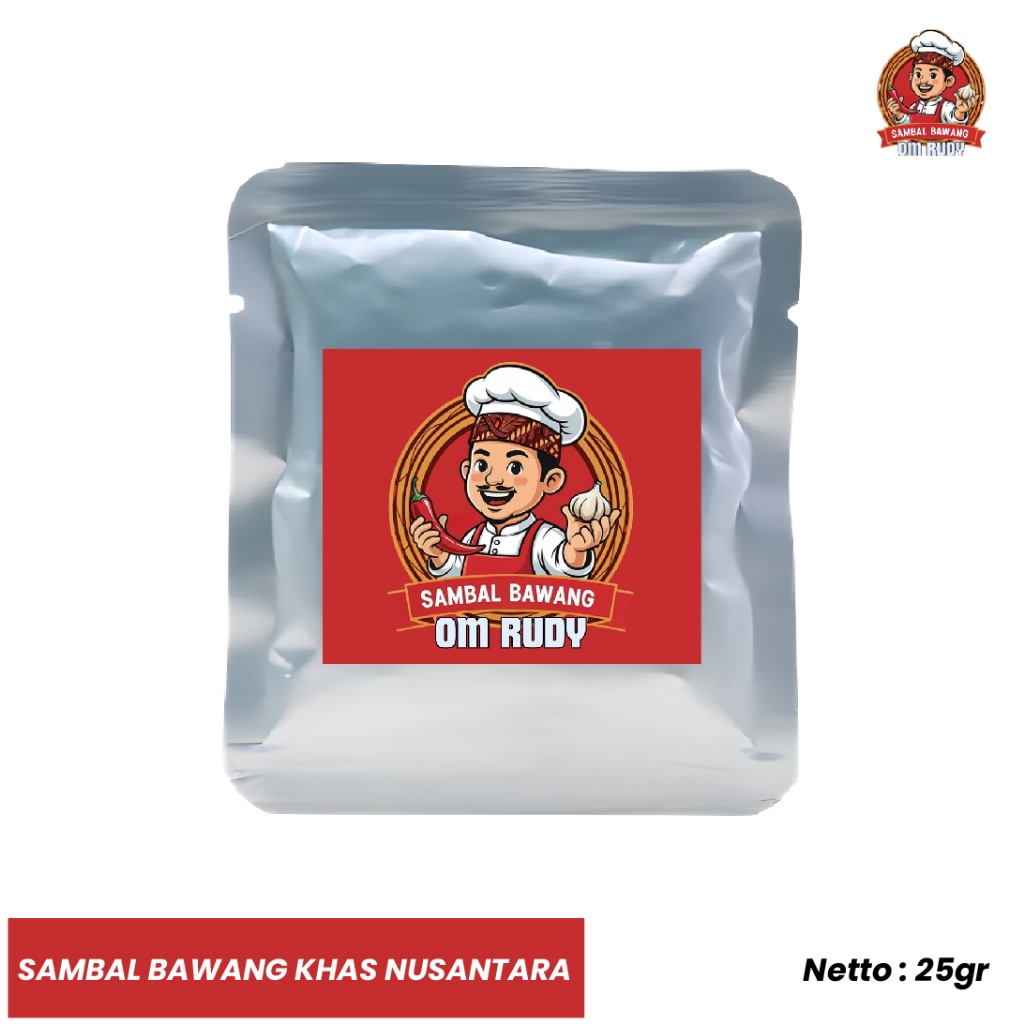 

Sambal Bawang Om Rudy Sachet 25gr – Sensasi Pedas Otentik Nusantara