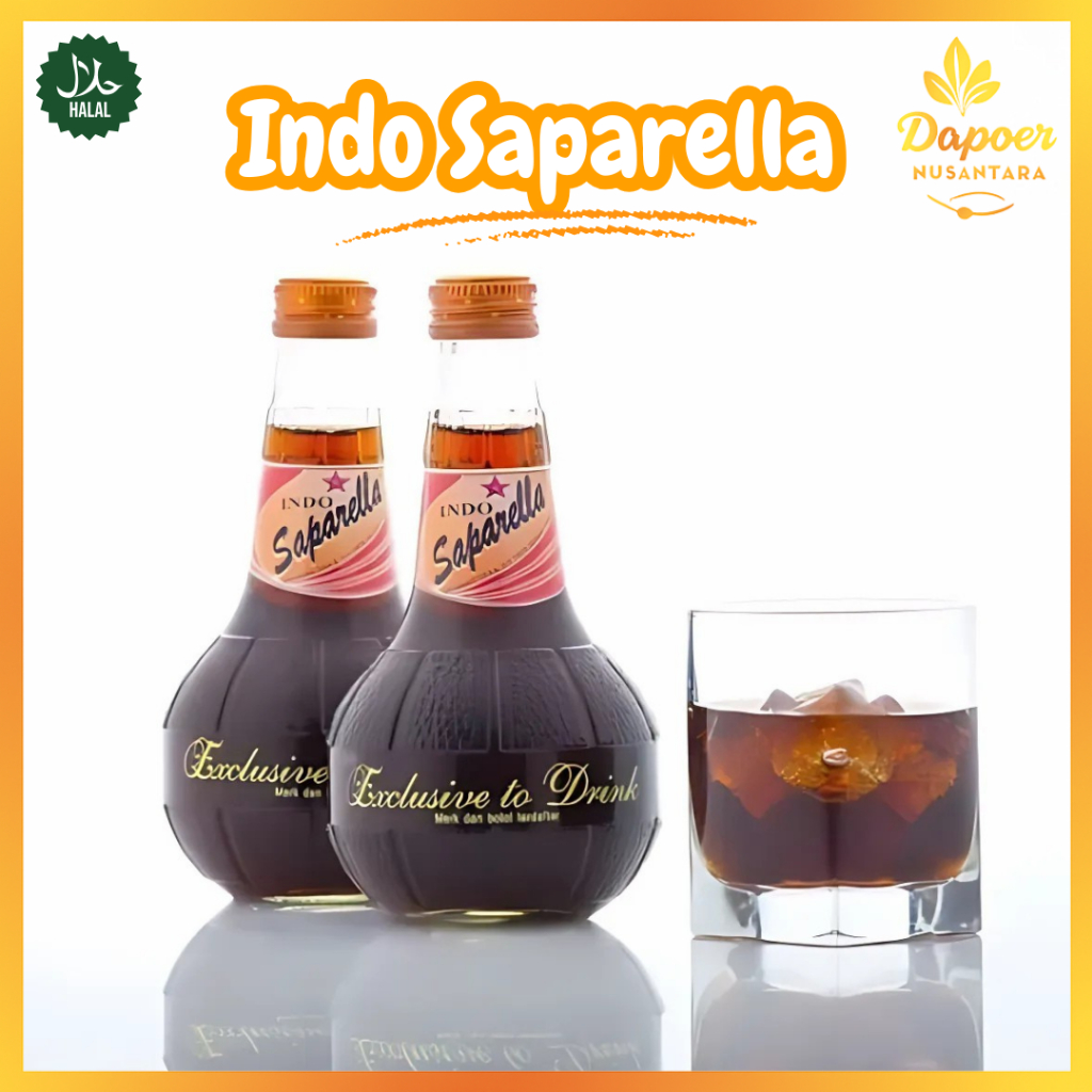 

Indo Saparella Sarsaparilla Minuman Limun Jadul Soda Soft Drink klasik