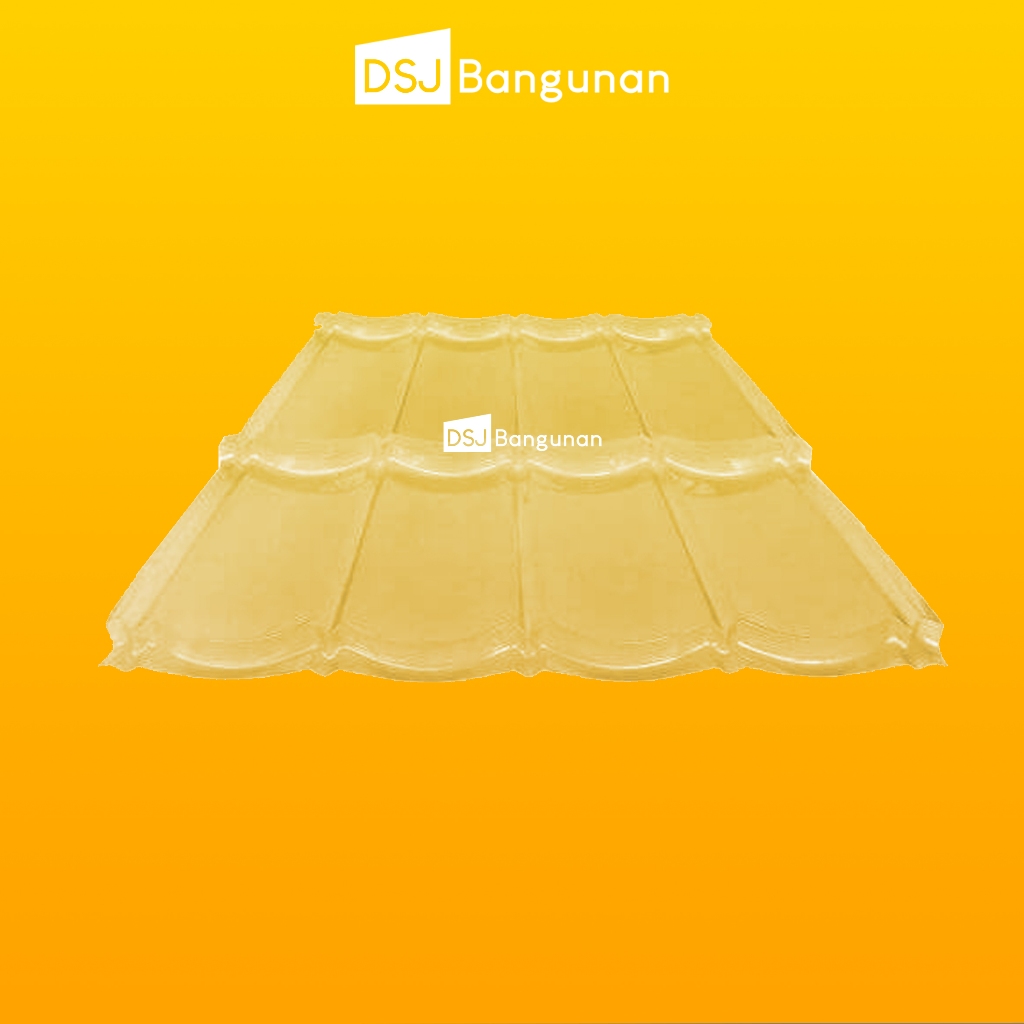 Atap Genteng Metal Transparan 2x4 Seng Bening Clear