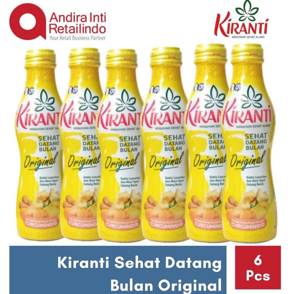 

Kiranti Sehat Datang Bulan/Pegel Linu Isi 6 Botol ( Ed MEI 2026)