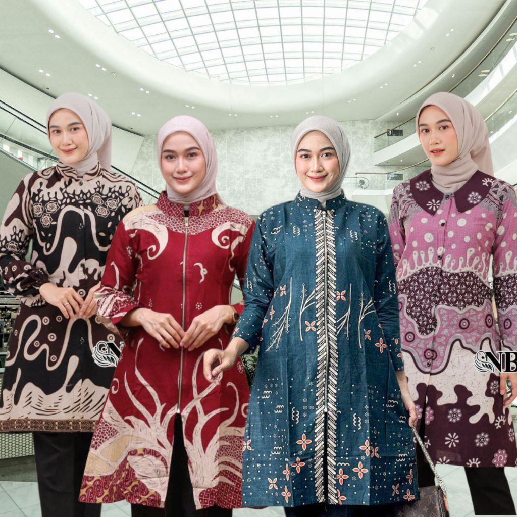 TUNIK BATIK WANITA ATASAN MODEL BOLERO TERBARU M L XL XXL XXXL