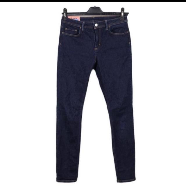 ACNE STUDIOS BLA KONST STOCKHOLM BLUE INDIGO STRECTH DENIM WOMEN