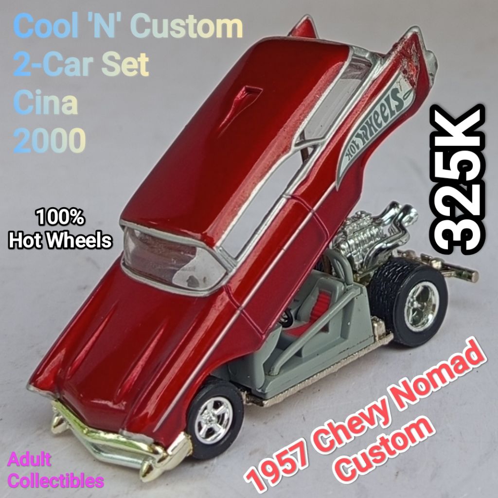 Hot Wheels 100% Collectibles 1957 Chevy Nomad Custom Open Body