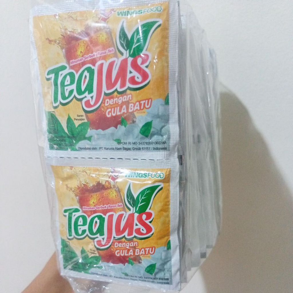 

TeaJus Gula Batu 1 Pack isi 6 Renceng (60pcs)