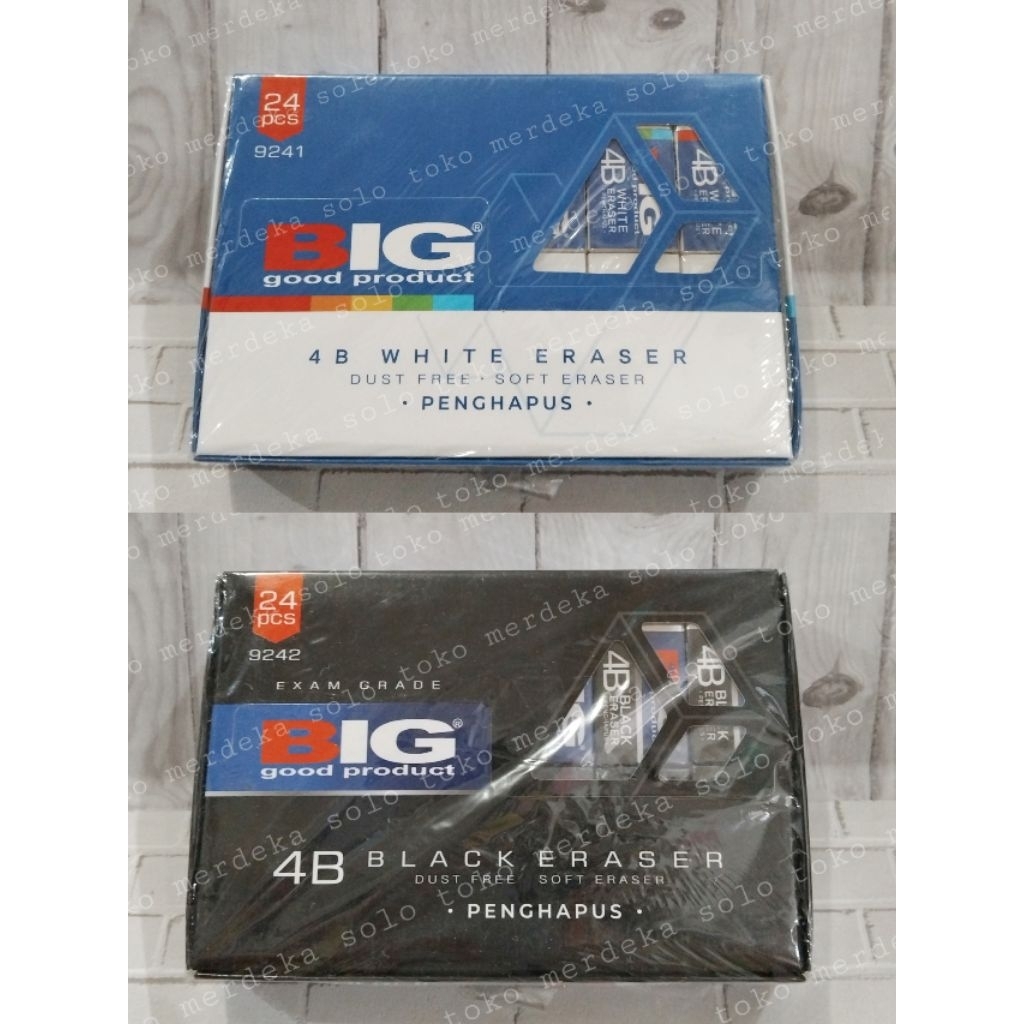 

Penghapus Pensil BIG Besar Hitam/Putih