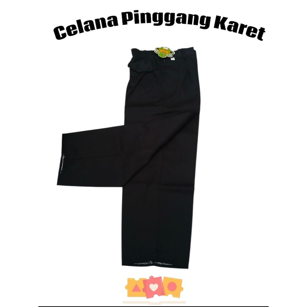 SERAGAM SEKOLAH-celana panjang HItam TK/SD/MI