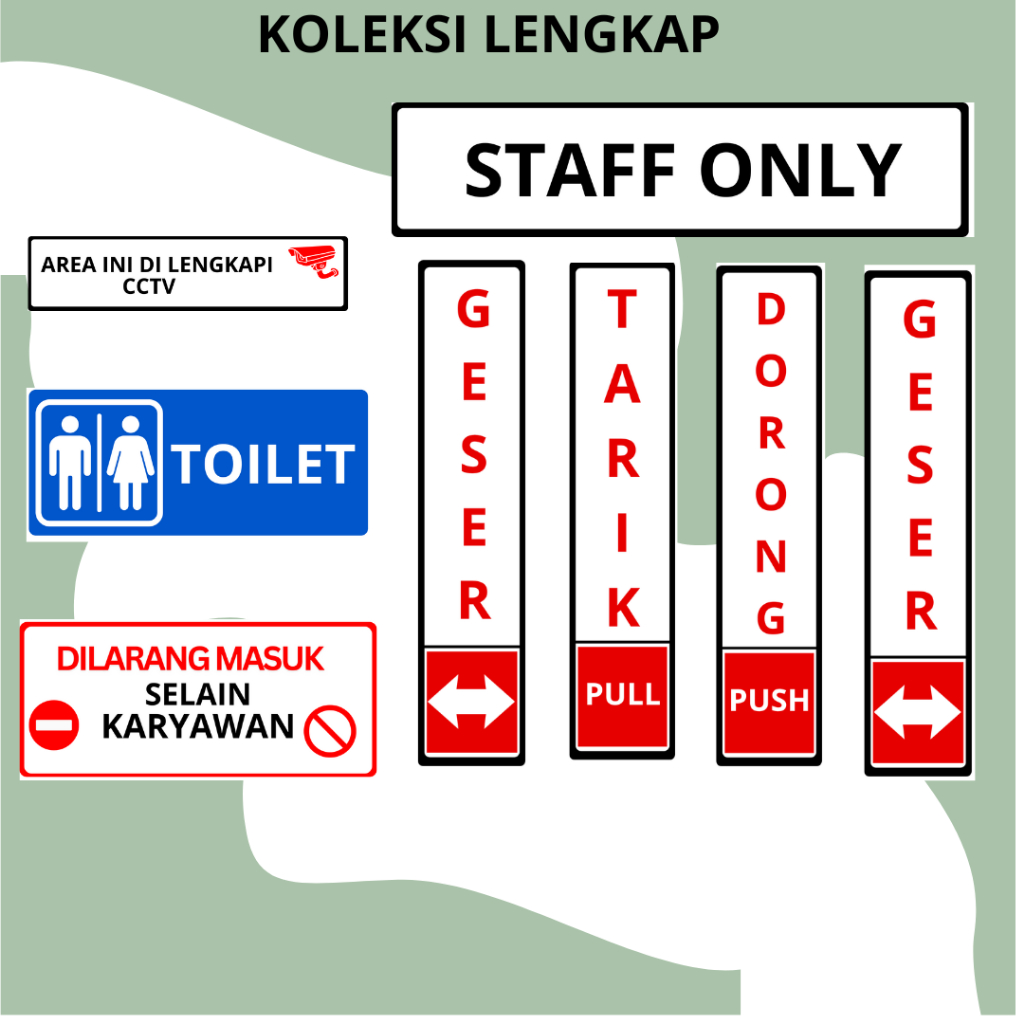 

STIKER SIGN CCTV NO SMOKING DILARANG MASUK/JAGA KERBERSIHAN