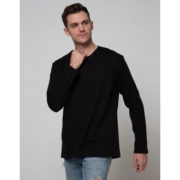 COLE Coret LABEL original kaos oblong lengan panjang polos cowok laki laki pria dewasa remaja santai