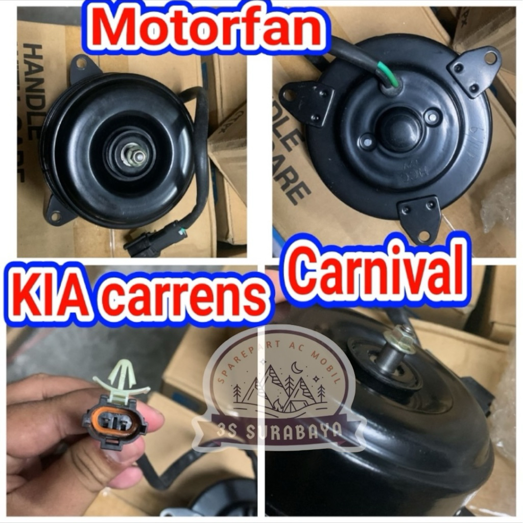 Motorfan Carrens Carnival Kia Ac mobil Motor fan (Baru/New)