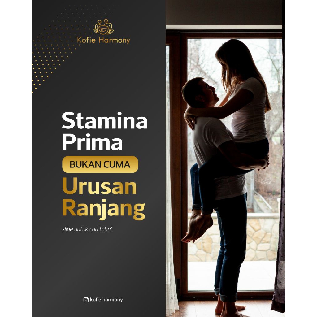 

Kofie Harmony isi 2 box Kopi Instan Romantis untuk Suami Istri Rasa Bikin Nyaman