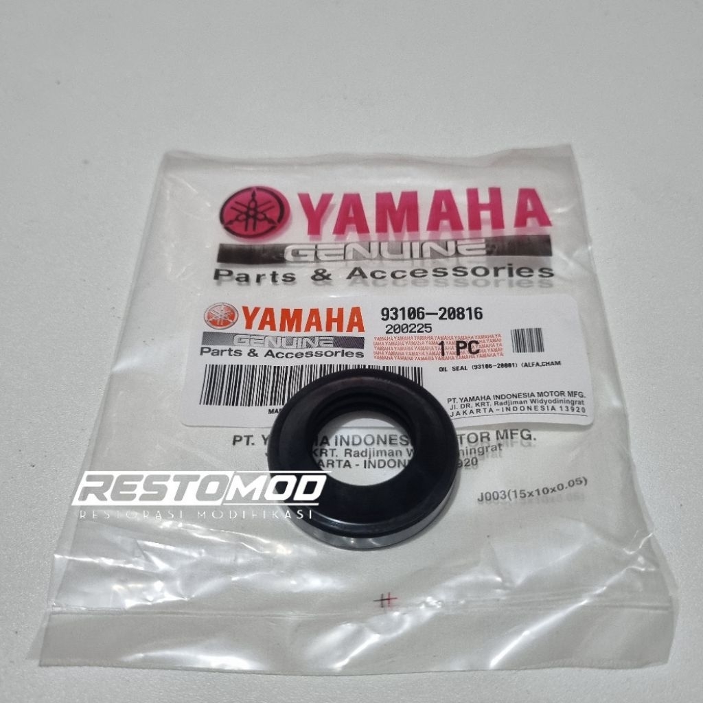 Sil seal roda mio seal tromol depan f1zr zr Mio Jupiter Vega nouvo Fino 93106-20816 karet roda mio