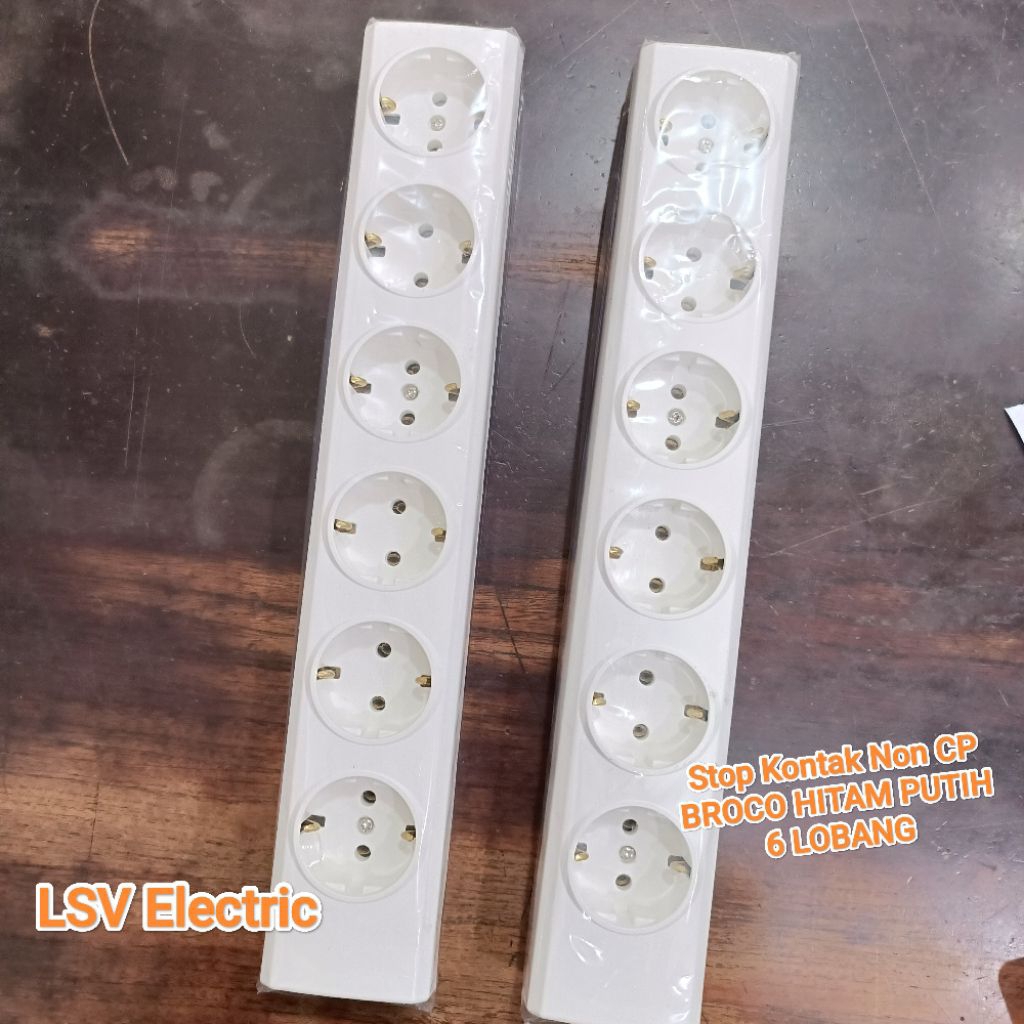 Stop Kontak BROCO NON CP ISI: 6 LOBANG 15360
