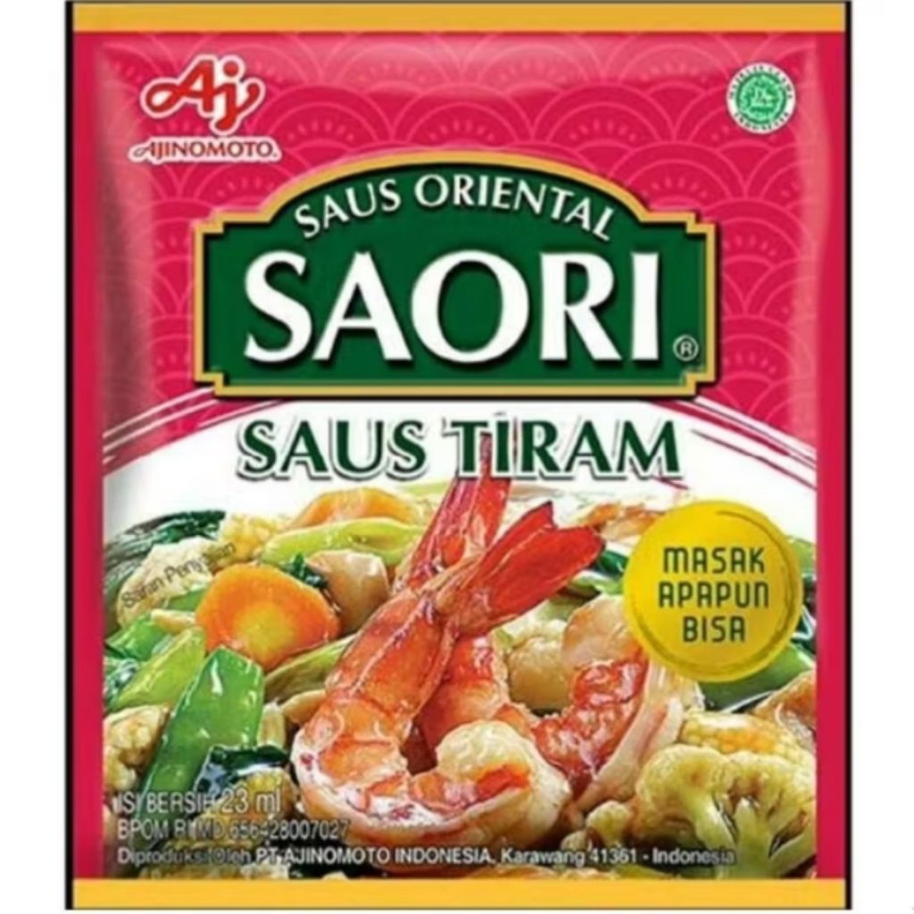 

SAORI SAUS TIRAM Saus Oriental Ajinomoto 23 ml